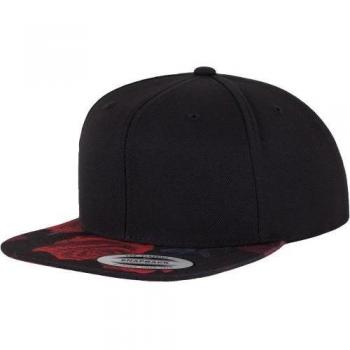 Casquette snapback unisexe Yupoong Flexfit roses