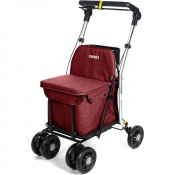 Carro de compra Carlett, línea Senior, modelo LETT800P-S2, Confort Pro, 38 litros, color Rojo