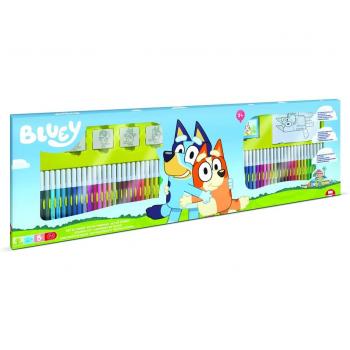 Bluey 60 Felt Tip Coloring Markers