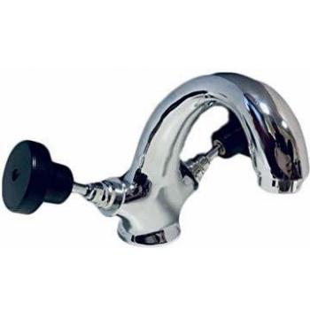 Robinet noir industriel pour évier, style vintage