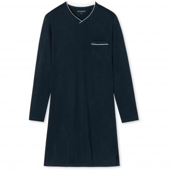 Blanco y Azul Schiesser Pijama Corto Fine Interlock