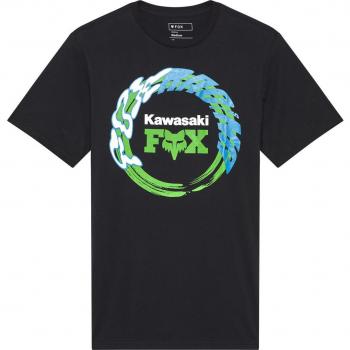 T‑shirt M noir de la marque FOX Kawasaki