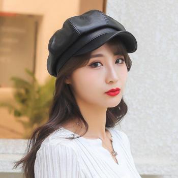 D&T 2022 Solid Cotton Octagonal Beret for Men and Women