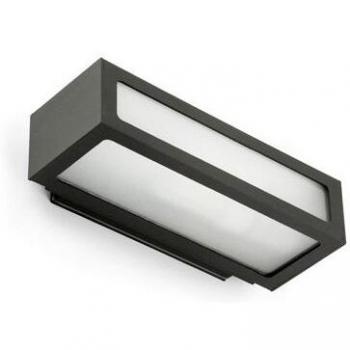 NATRON Außenwandleuchte 1L E27 100W IP54 Dunkelgrau
