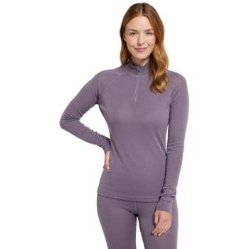 Purple Merino Zip Neck Thermal Top II for Women – Size 22