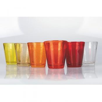 Set 6 bicchieri acqua multicolore 330 ml Sunset