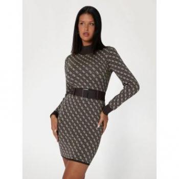 Abito In Maglia 4G con Maniche Lunghe