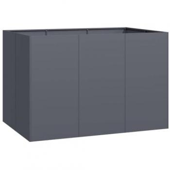 VidaXL Blumenkasten Anthrazit 120x80x80 cm Stahl