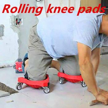 Rolling Creeper Knee Pad with Foam Padding
