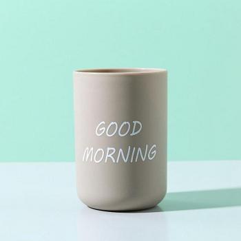 Porte-brosse à dents en plastique bon matin
