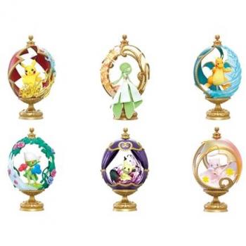 Figurines aléatoires Pokémon Ovaltique Collection Re-Ment