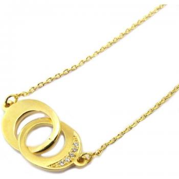 Collare “Menottes d’Or Blanc” P2327 – Collare Lily 20×10 mm