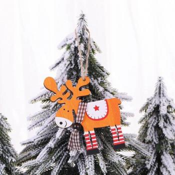 Adorno Navideño Ciervo de Madera