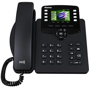 Akuvox Gigabit Farb-IP-Telefon SP-R63G PoE
