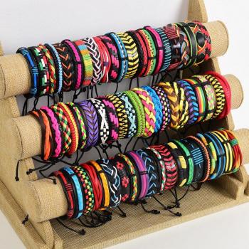 Pulseras de cuero 36 unidades