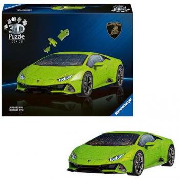 Puzzle 3D Lamborghini Huracán EVO Verde 156 pezzi