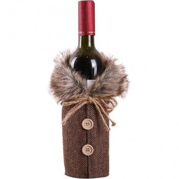 Christmas Lattice Wine Bottle Cover