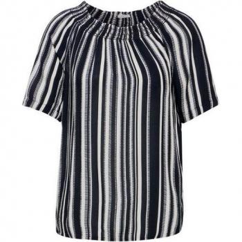 Cecil Chemisier Femme Rayé Bleu Taille XXL