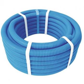 Couronne de tube PER gainé bleu Ø16 mm 50ml Somatherm