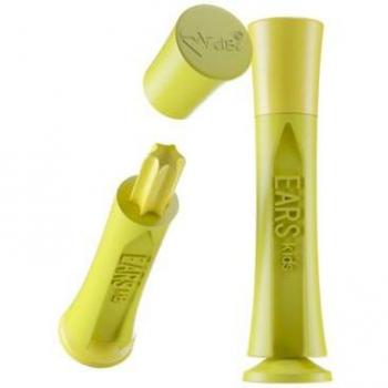 Coton-tige Ears Kids Jaune Réutilisable pour Enfants