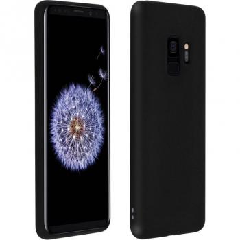 Coque en silicone noir mat pour Samsung Galaxy S9