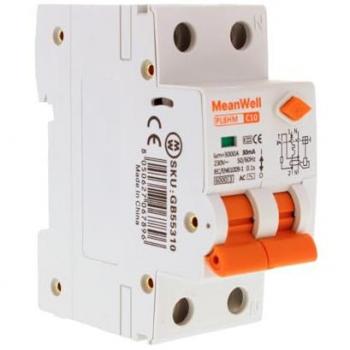 Interruttore Magnetotermico Differenziale RCBO 1P+N 30mA 10A 230V IP20