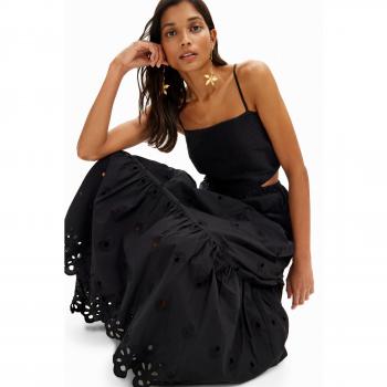 Vestito lungo con cut-outs Desigual Malver