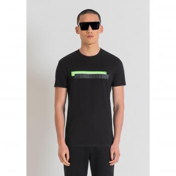 Camiseta Antony Morato Slim Fit con Estampado de Goma