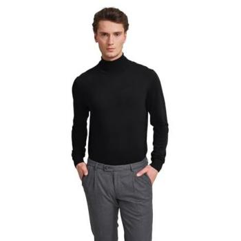 Bugatti Rollkragenpullover aus 100 % Merinowolle