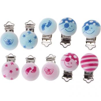 5pcs Baby Pacifier Holder Clips