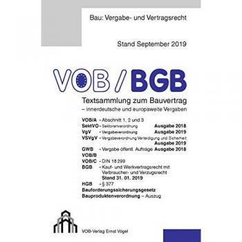 VOB/BGB Textsammlung zum Bauvertrag