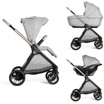 Trio Chicco Bellagio con Culla Comfort e Seggiolino Kory Plus Lunar Rock