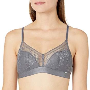 Pretty Polly 38C Non-Wired Lace Triangle Bra – Nightshade Blue