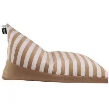 Pouf Pyramide Toldotex Beige XXL pour Intérieur et Extérieur