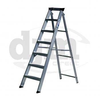 Aluminium Step Ladder Class 1 Folding Industrial Trade Youngman Heavy Duty Steps (12 Tread)