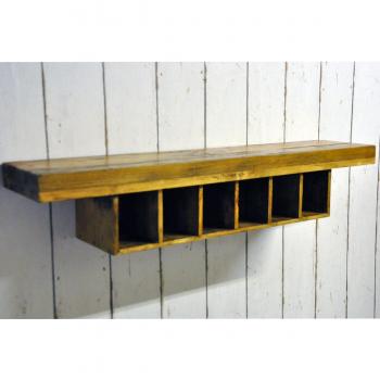 Rustic French Oak Design for Storing 6 Wines