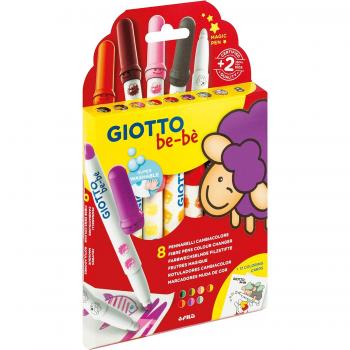 GIOTTO BE-BE CAMBIACOLORE CONFEZIONE 8 PENNARELLI
