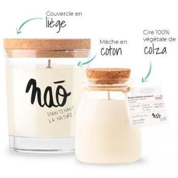 3 x Vela Aromatizada de Jasmim Grande 40h 200 g