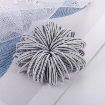 Pferdeschwanz-Gummiringe 3 cm – Mädchen Haarbänder, Babys Bandana & Dekoration (100 Stück)