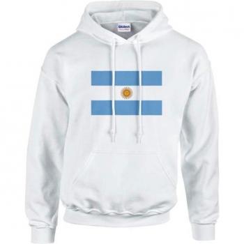 Sudadera de Algodón PixelForma Argentino Blanco