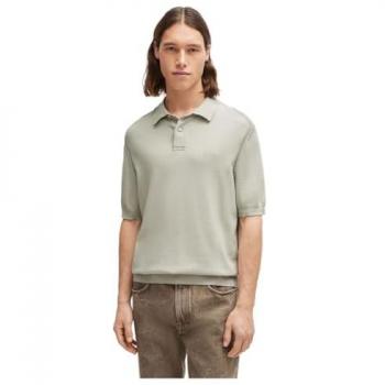 BOSS ORANGE Pullover Asac_P Herren mit Polokragen