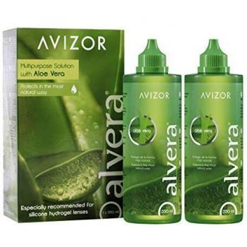 Pack Alvera Solución Única para Lentes de Contacto 2x350 ml + 1x100 ml