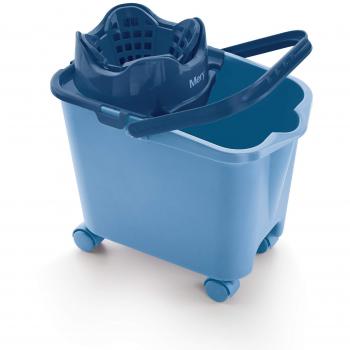Rayen Cubo de Fregona con Escurridor Automático, Azul, 14 L (38,5 x 39 x 25,5 cm)