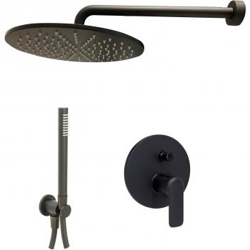 Kit douche Emma – finition noire mate et mitigeur