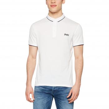 Polo Superdry Classic Lite Micro Homme Blanc Optic White 26C