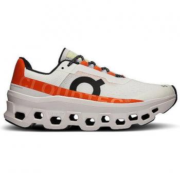 Zapatilla de Correr ON Cloudmonster Mujer 40 Blanco-Naranja