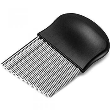 Bande Ondulée Acier Inoxydable StarChef Noir