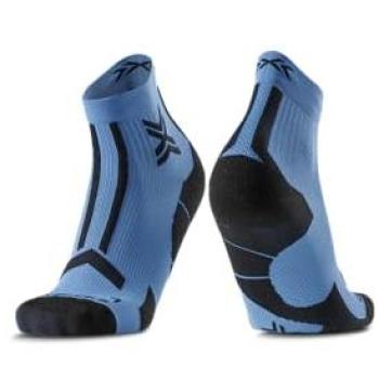 TrailRun Discovery Short Socks Mineral Blue/Black – UK Size 3–5