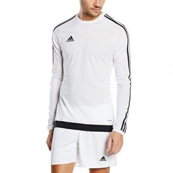 Adidas Estro 15 JSY L Camiseta Masculina Blanco Negro XL