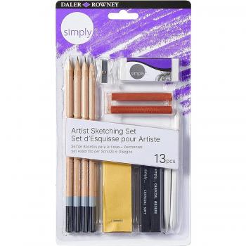 Simply Artist Sketching Set – 13 Pack